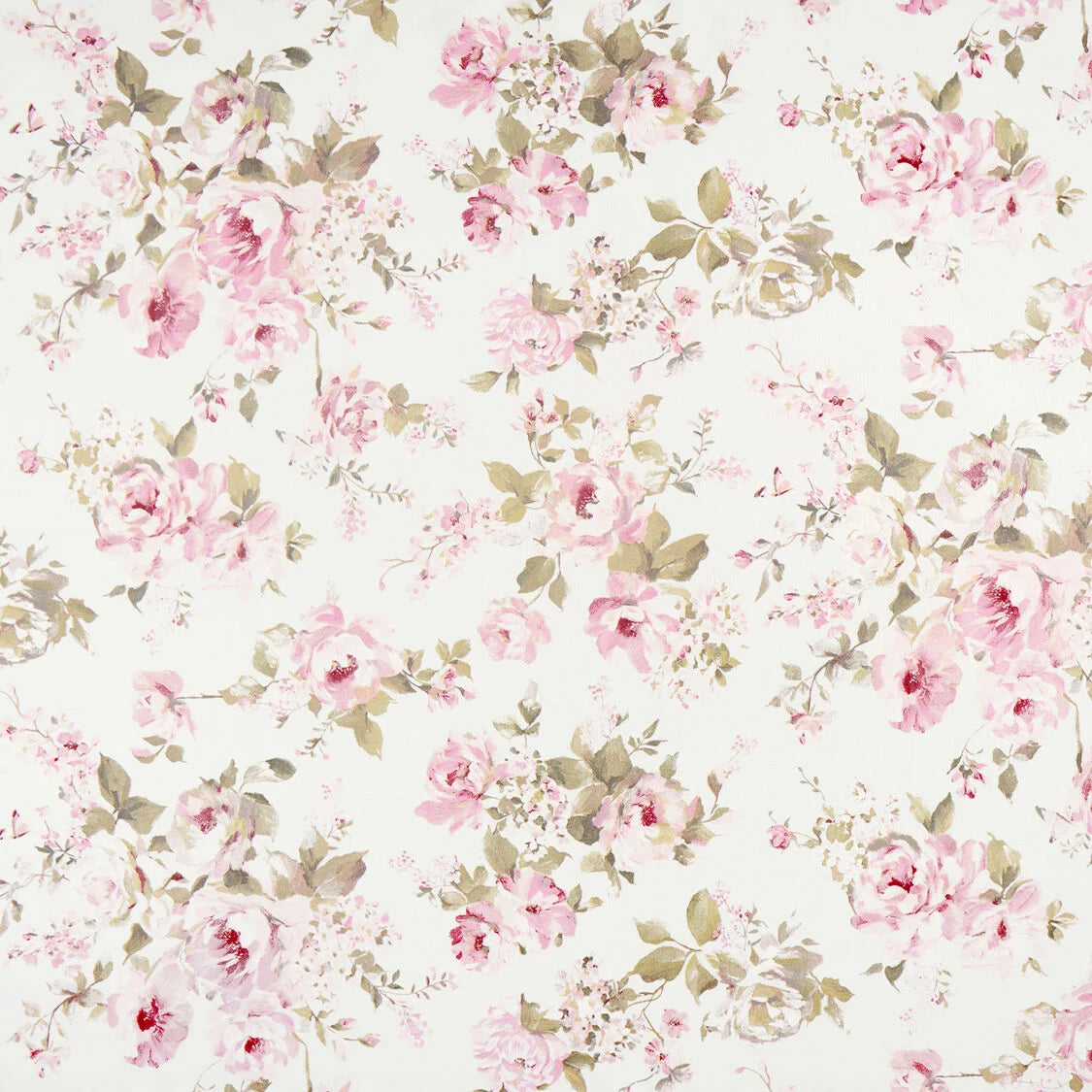 Gonna rose dipinte MINI ME su fondo bianco panna