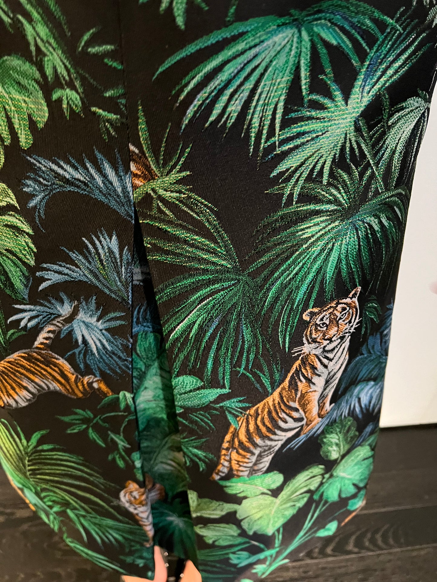 Minigonna Sofia broccato con Jungle