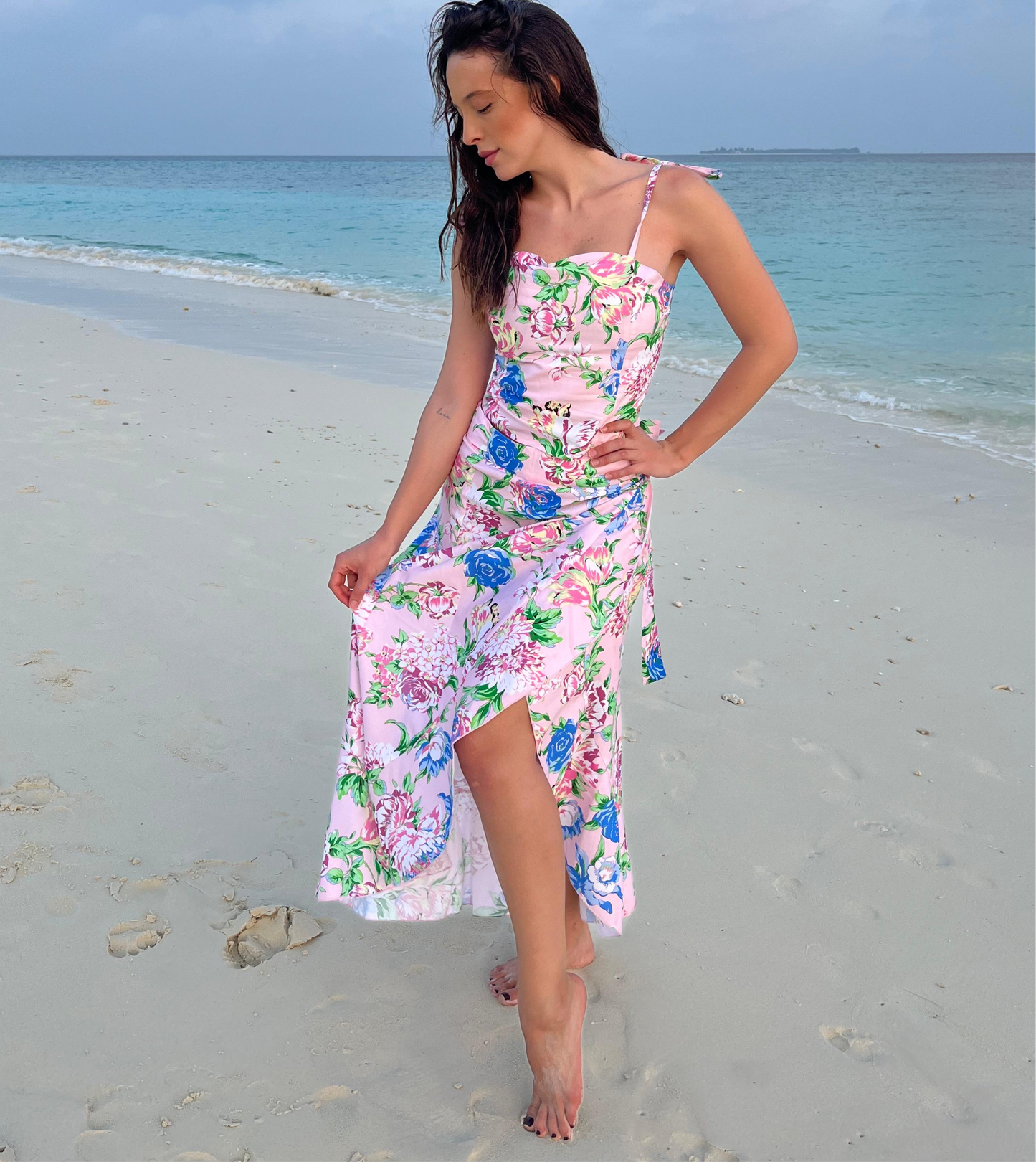 Gonna Antigua Cotone floreale