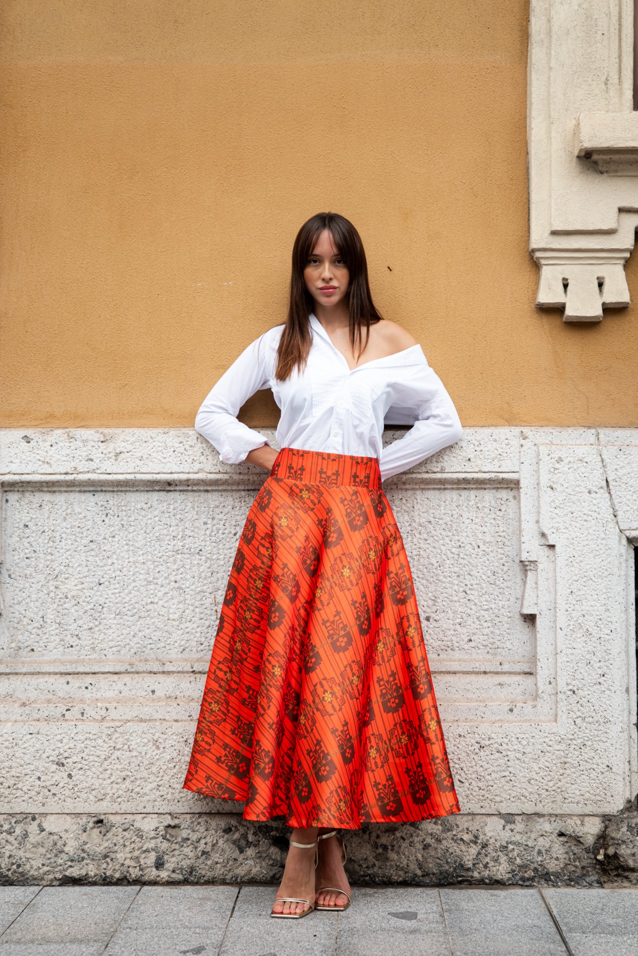 Gonna Valentina Itkat Arancio