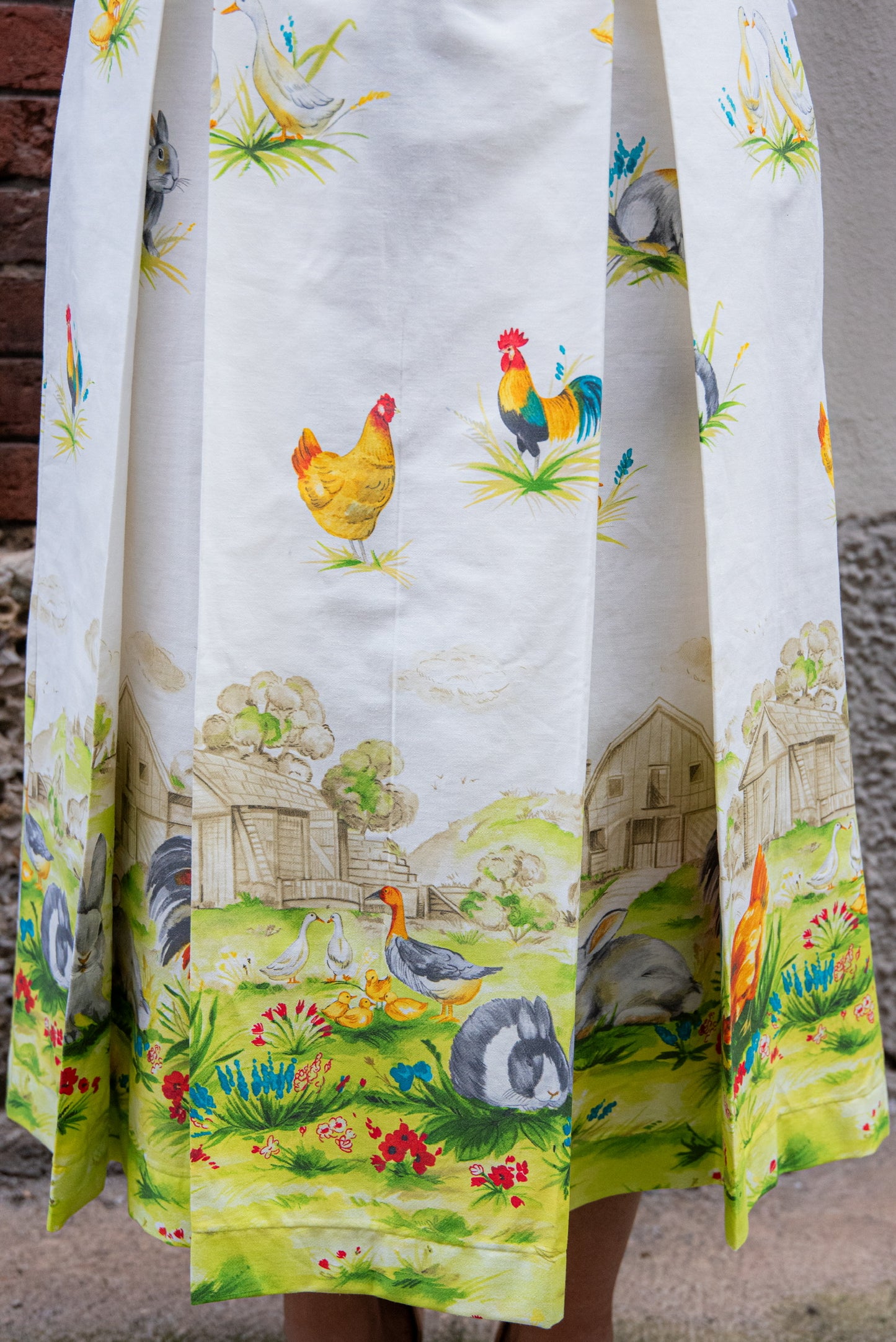Gonna Trompe-l’oeil Pasqua