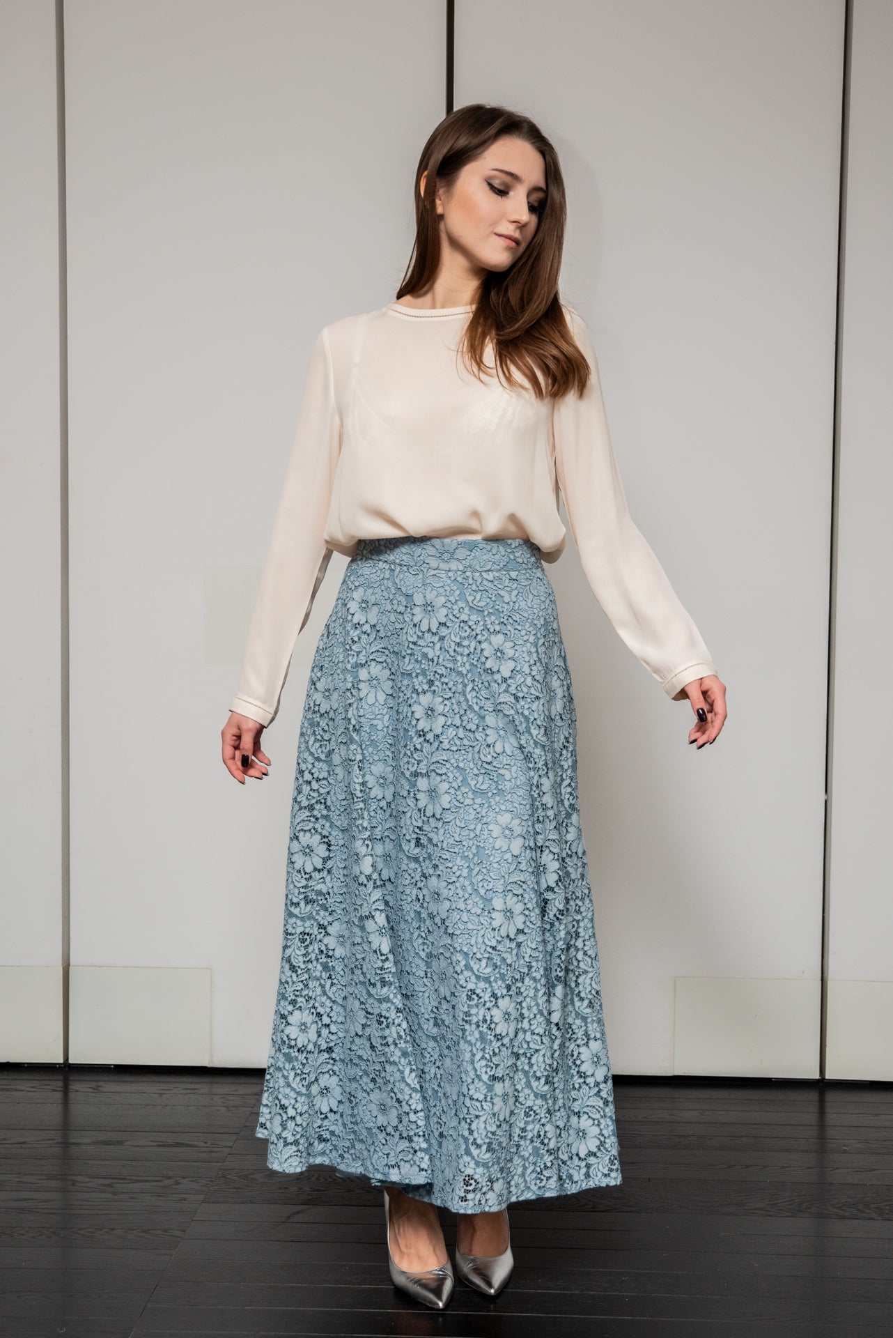 Gonna Valentina Pizzo chantilly LIMITED EDITION su misura