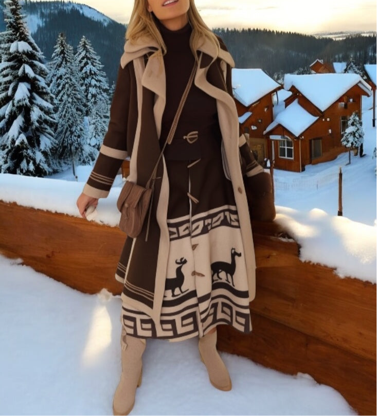 Gonna LETIZIA  Lana cotta Alci