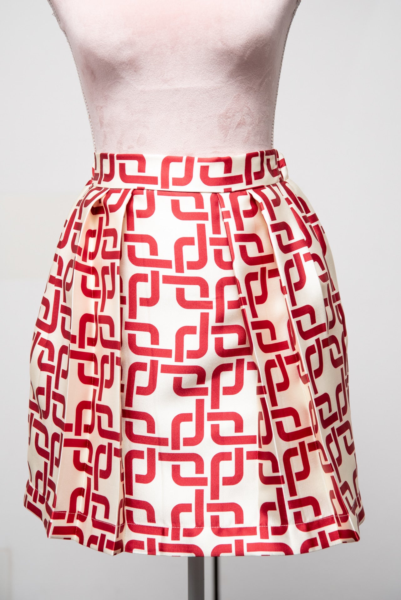 Gonna Paola Mikado Geometrico rosso