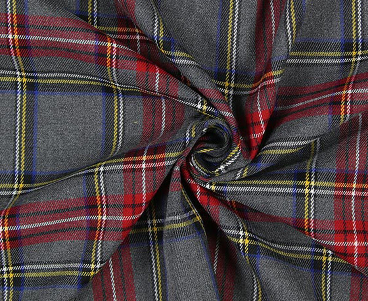 Gonna Franci Tartan Grigia